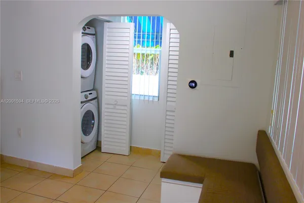 a view of a room with storage and utility