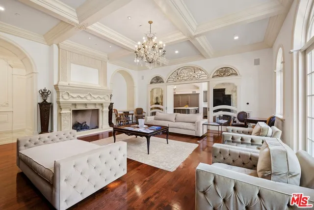 a projector room with furniture projector and screen