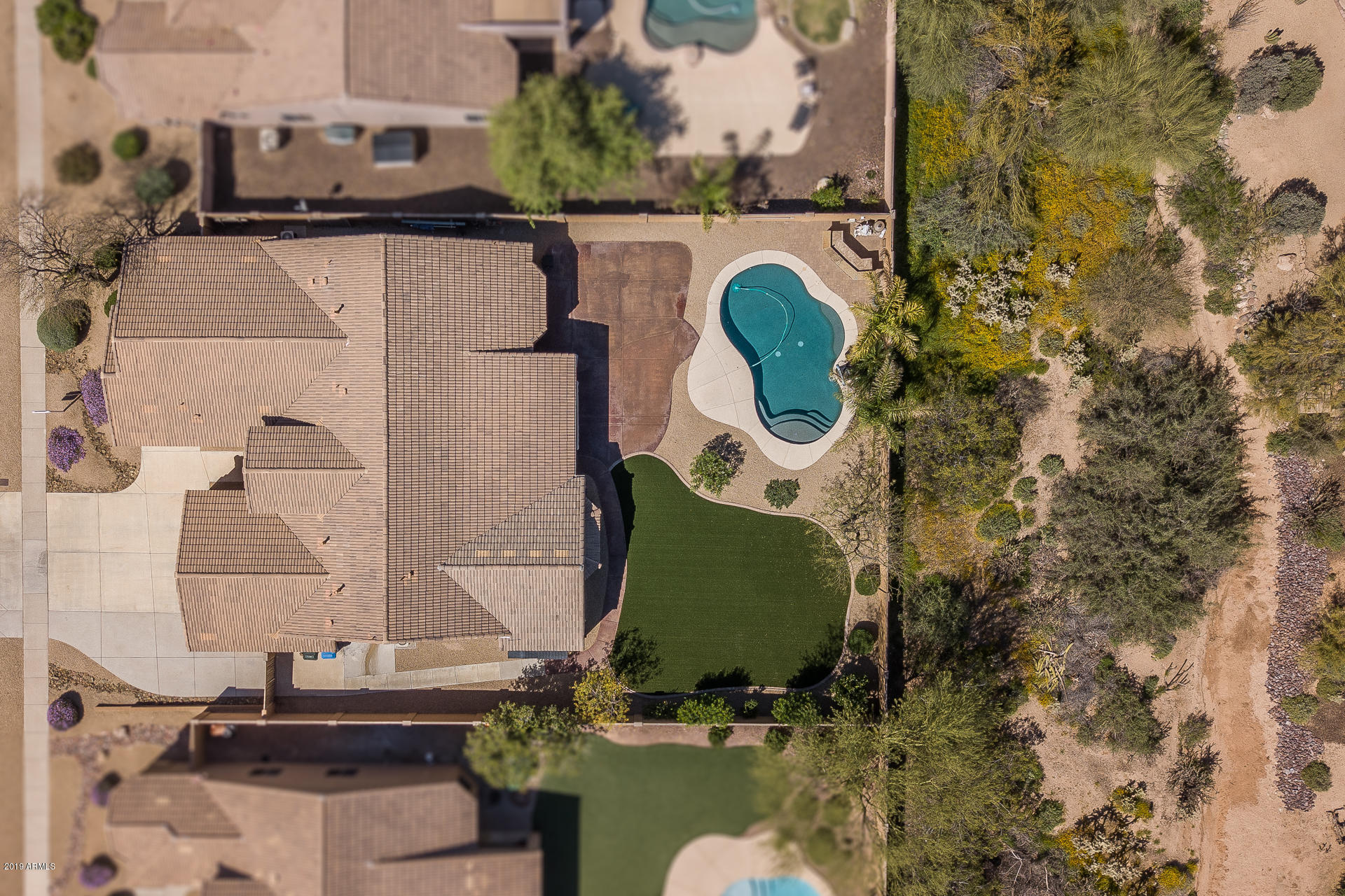 4724 East Sleepy Ranch Road Cave Creek, AZ 85331 - Photo 36 of 38 32) OVERHEAD AERIAL
