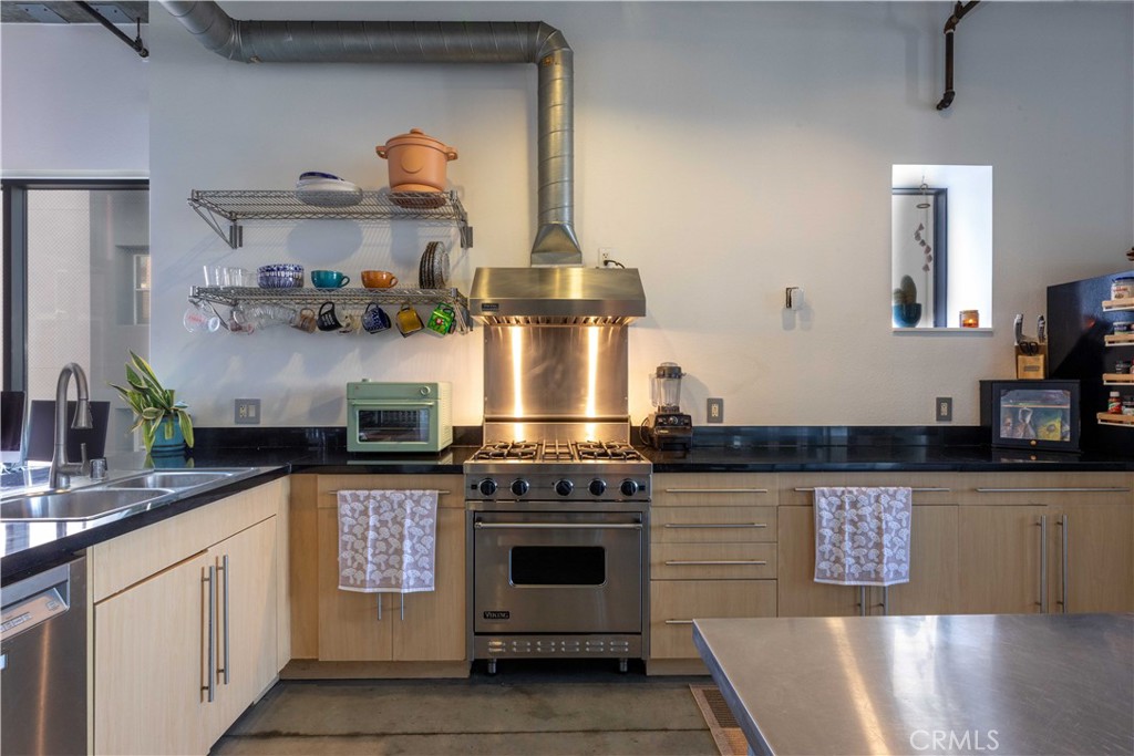 835 Locust Avenue, Unit 419 Long Beach, CA 90813 - Photo 20 of 51 Kitchen with Viking range, Bosch dishwasher