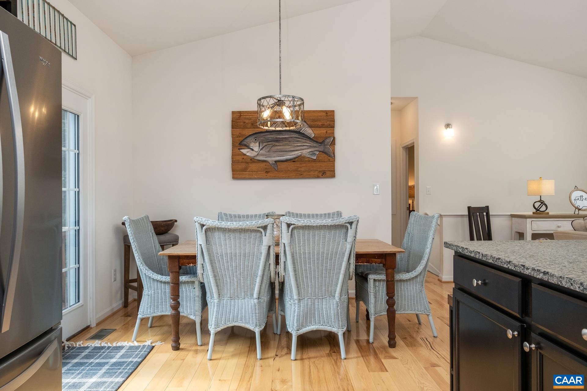 283 Logtrac Road Stanardsville, VA 22973 - Photo 11 of 49 a dining room with furniture and wooden floor