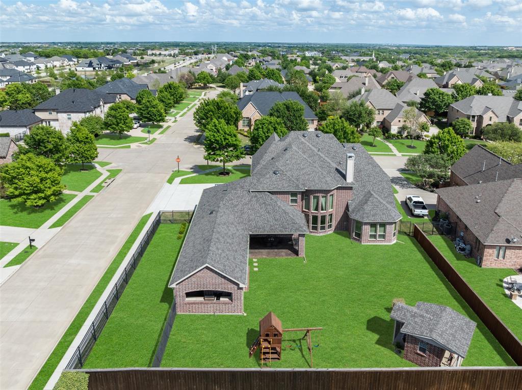 1031 Fox Bend Way Prosper, TX 75078 - Photo 37 of 40 an aerial view of a house
