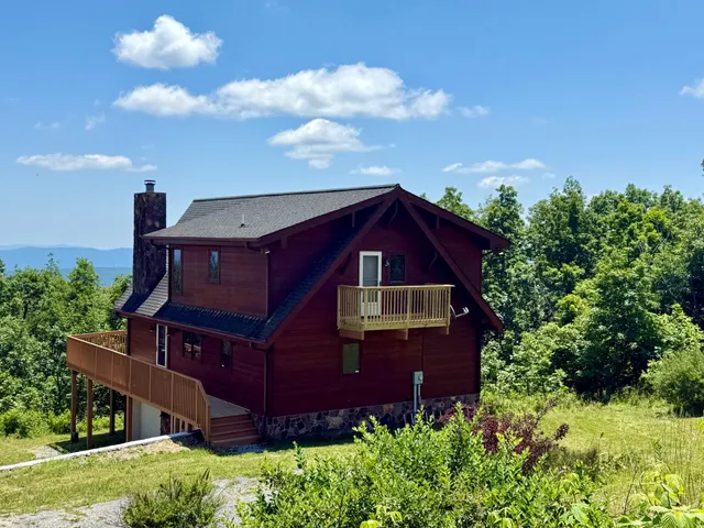 a view of a lush green field
