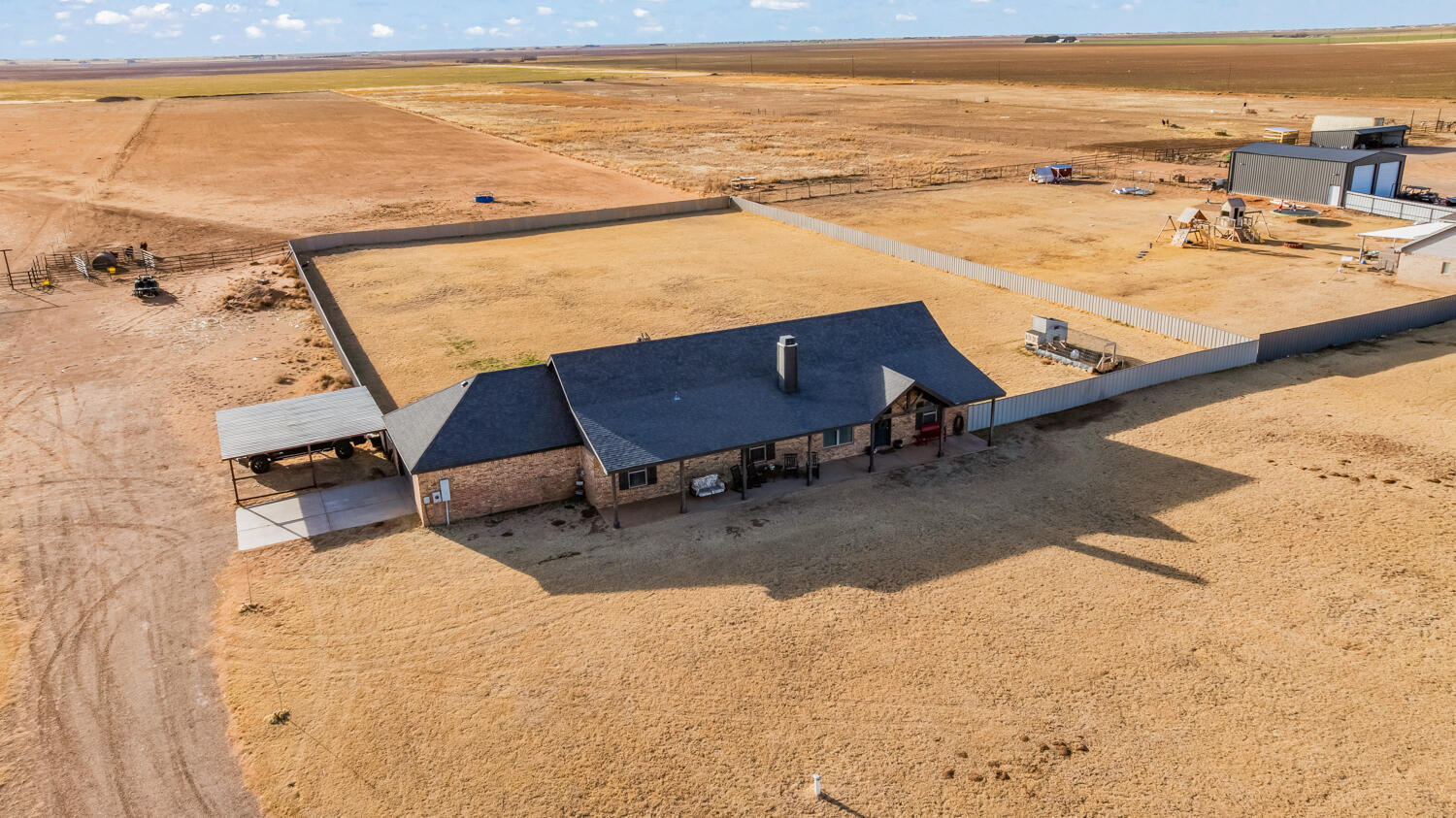 516 Nora Road Wilson, TX 79381 - Photo 39 of 41 516 Nora Rd drone-6