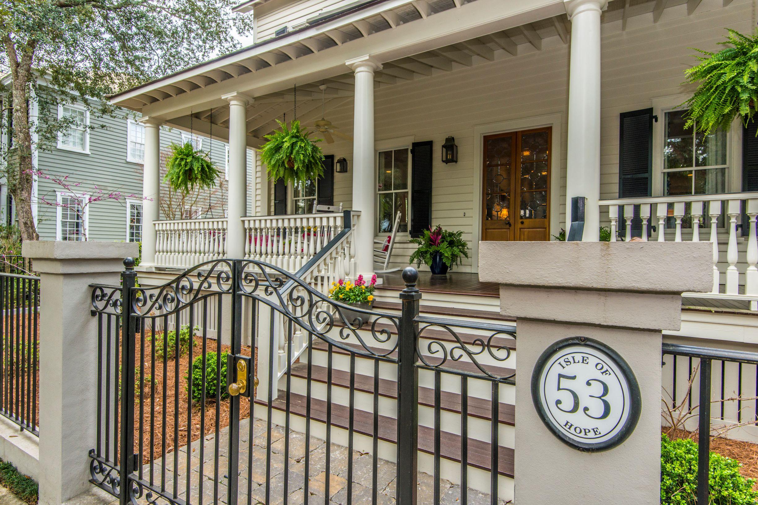 53 Isle Of Hope Road Mount Pleasant, SC 29464 - Photo 2 of 21 Entrance Gate