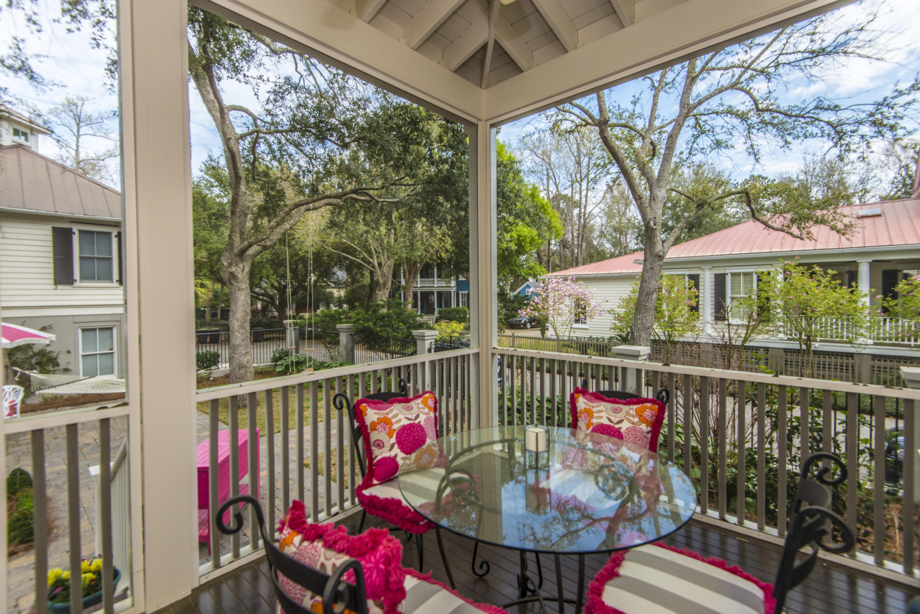 53 Isle Of Hope Road Mount Pleasant, SC 29464 - Photo 17 of 21 screened porch dining area