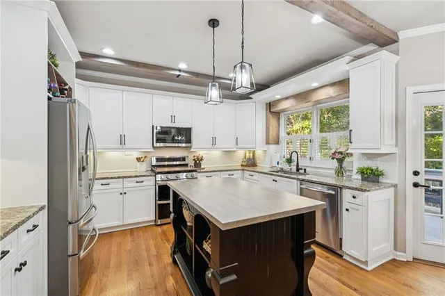 a room with furniture and a window