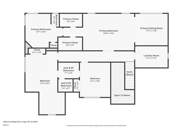$675,000 | 6385 Grand Magnolia Drive Northeast, Sugar Hill, GA 30518