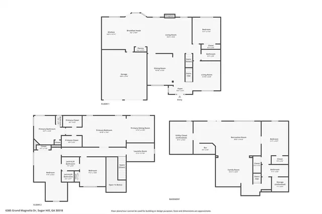 $675,000 | 6385 Grand Magnolia Drive Northeast, Sugar Hill, GA 30518
