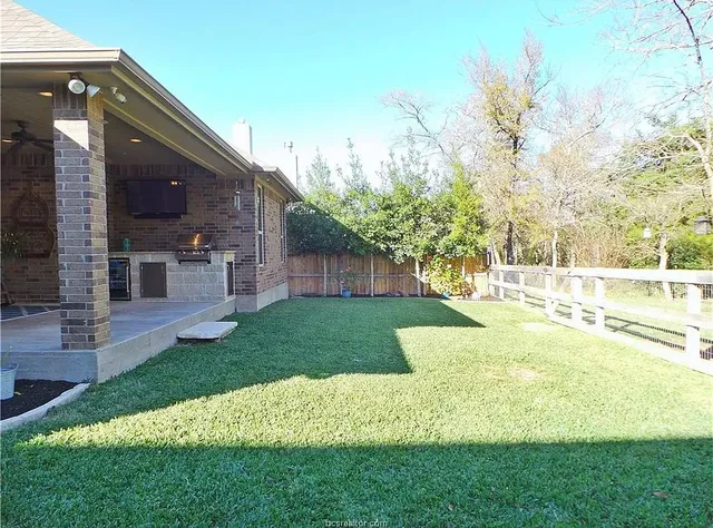 a view of outdoor space and yard