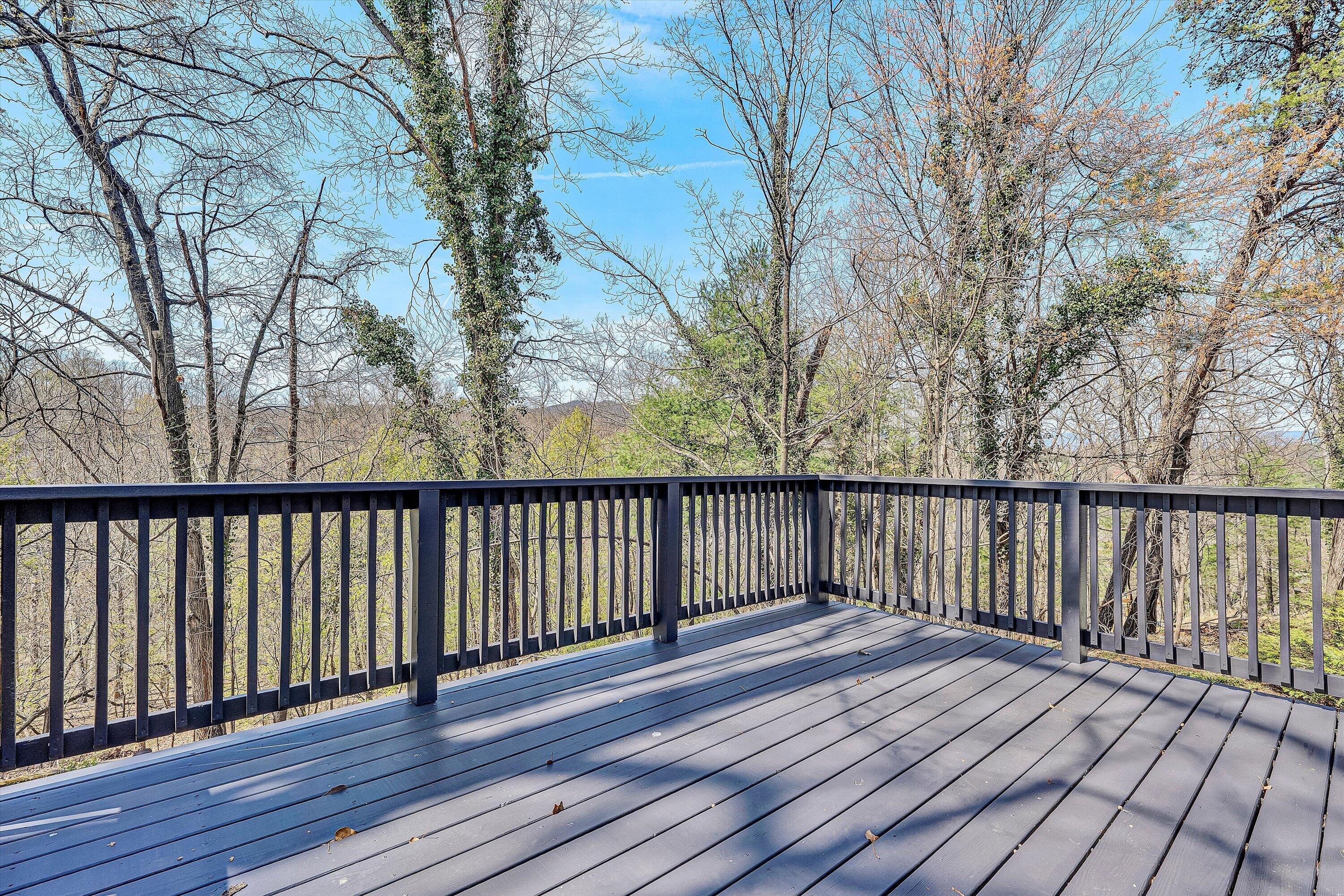 3259 Rasmont Road Roanoke, VA 24018 - Photo 13 of 36 a balcony with wooden floor and fence