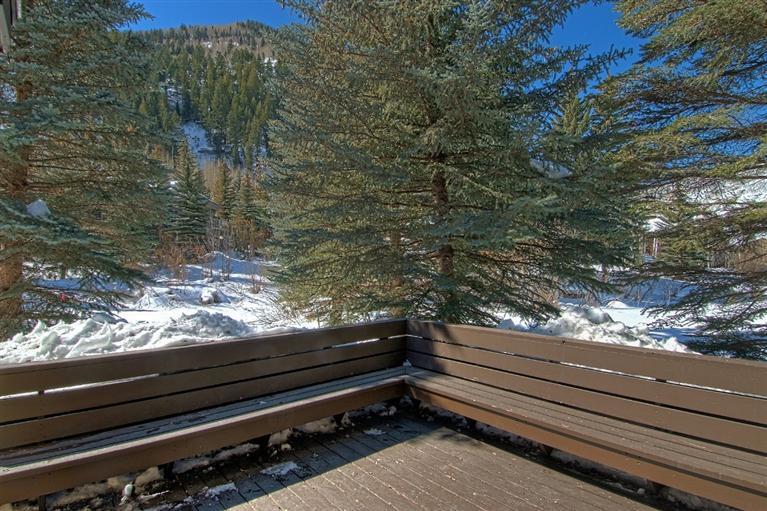 3964 Big Horn Road, Unit B Vail, CO 81657 - Photo 18 of 19 South Facing Deck