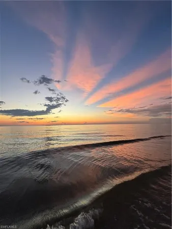 a view of an ocean and beach