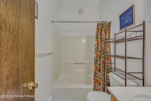 a view of a park with swings