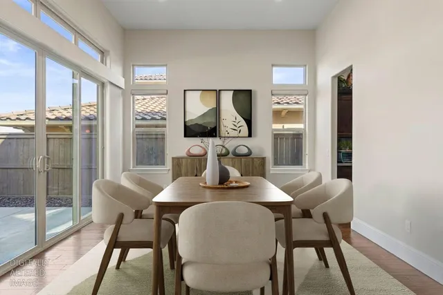 a bath tub sitting next to a window