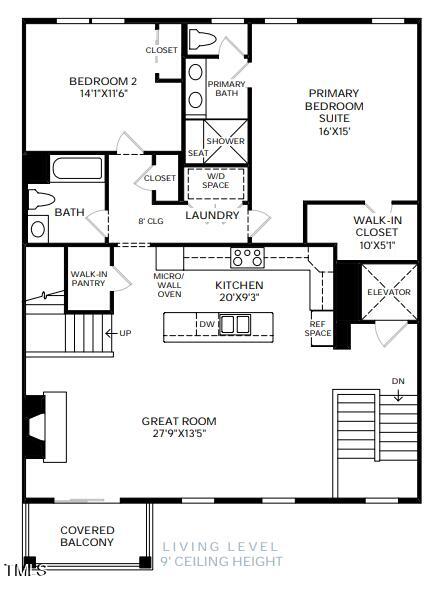11549 Helmond Way, Unit 112 Raleigh, NC 27617 - Photo 4 of 5 Shelley Living Level