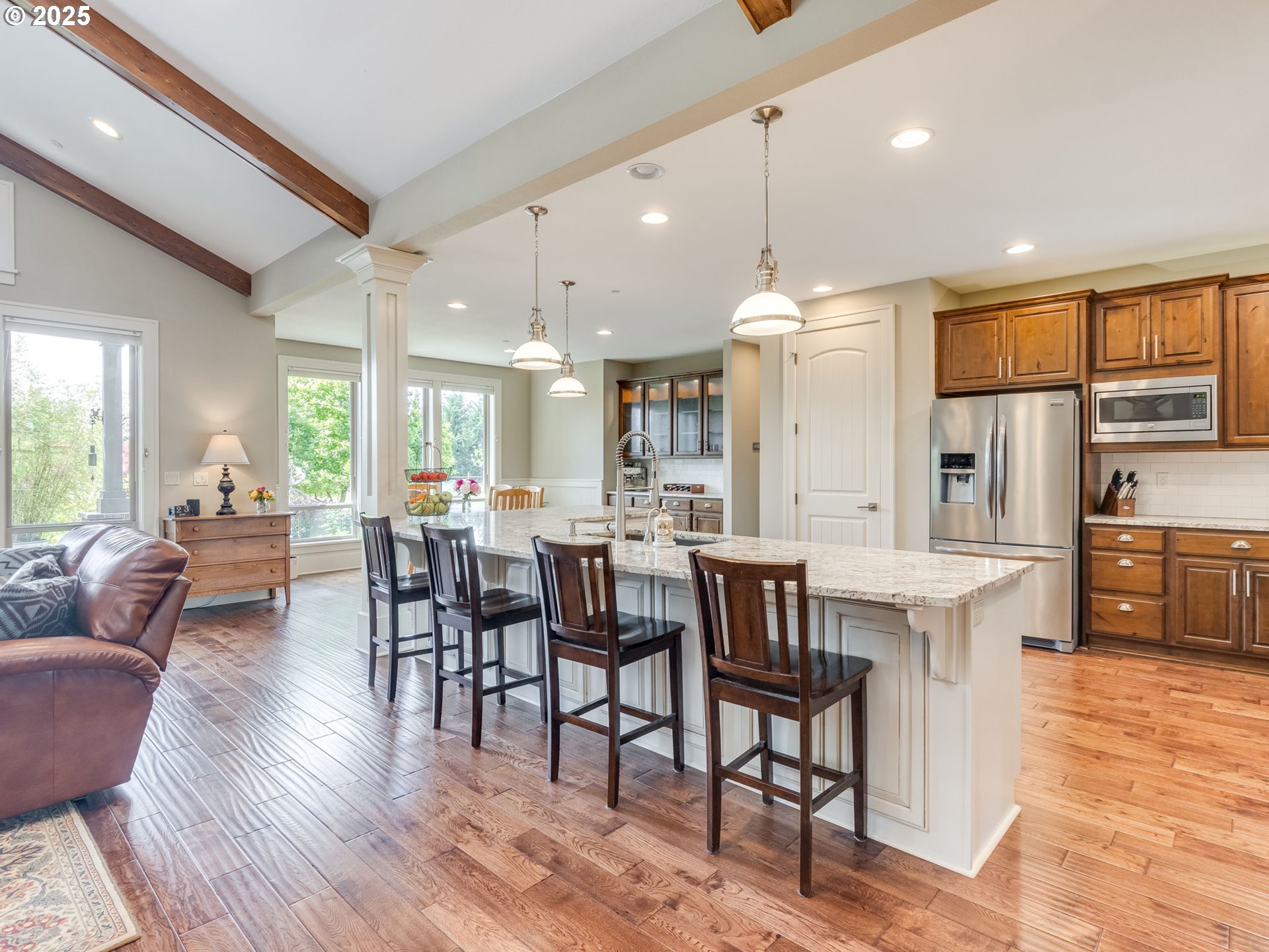 20321 Olmstead Road Northeast Aurora, OR 97002 - Photo 15 of 45 a view of a dining room kitchen livingroom and furniture
