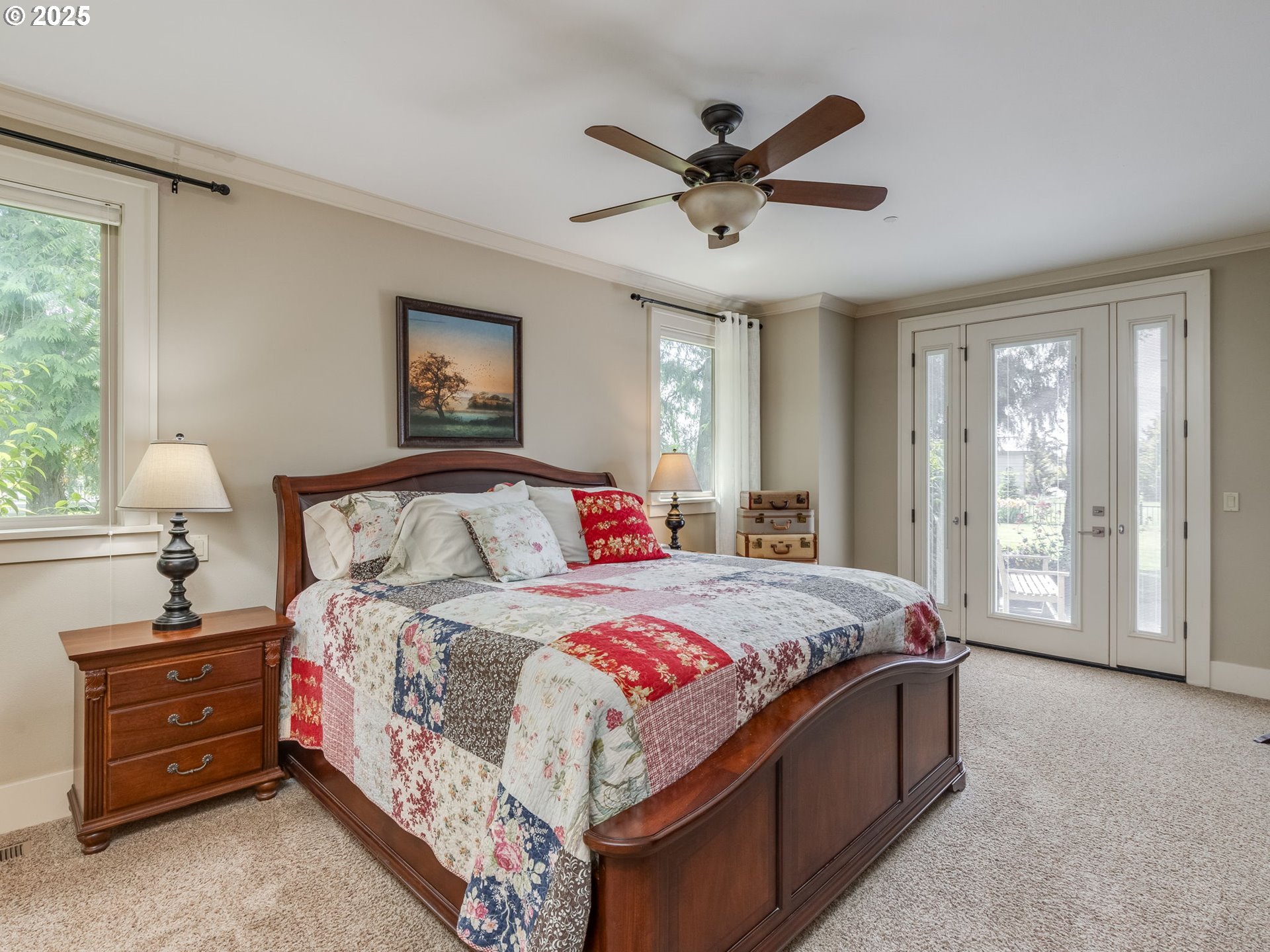 20321 Olmstead Road Northeast Aurora, OR 97002 - Photo 24 of 45 a bedroom with a large bed and a window