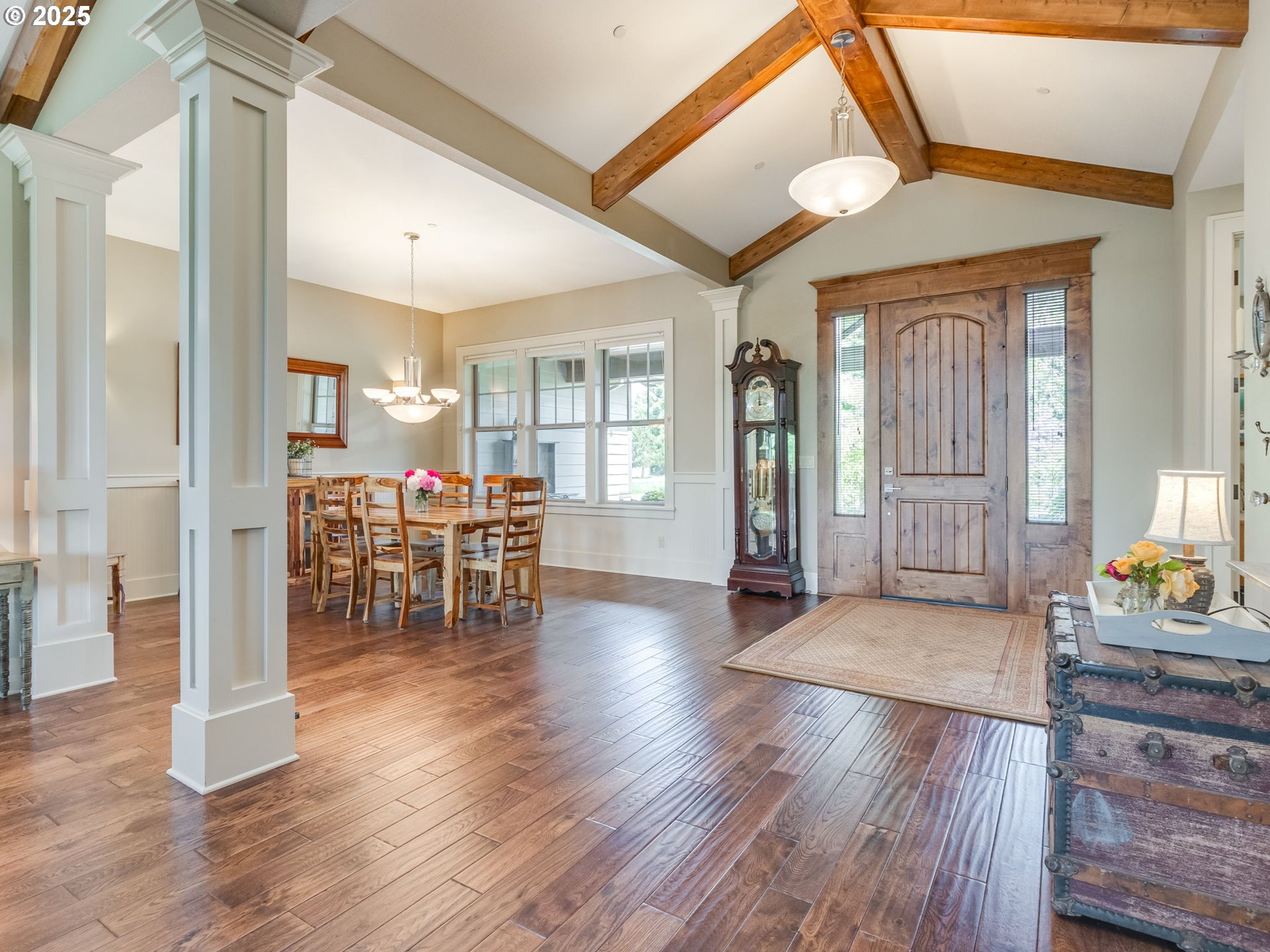 20321 Olmstead Road Northeast Aurora, OR 97002 - Photo 9 of 45 a view of a livingroom with furniture and wooden floor