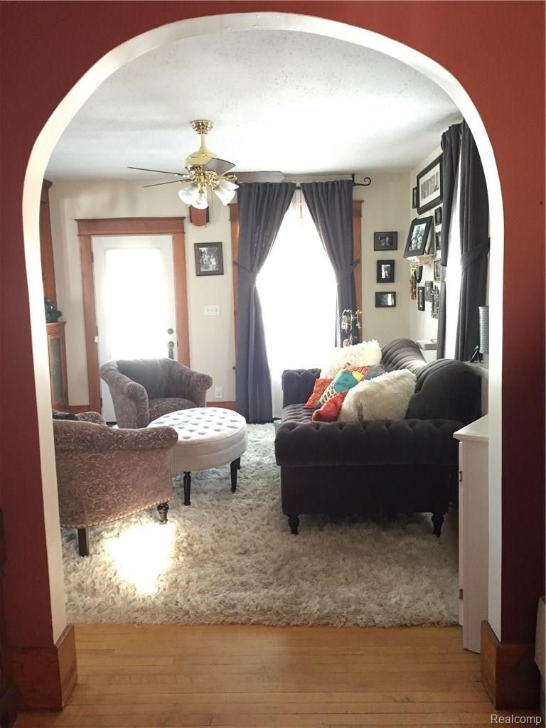 36769 Goddard Road Romulus, MI 48174 - Photo 12 of 34 View from library to livingroom