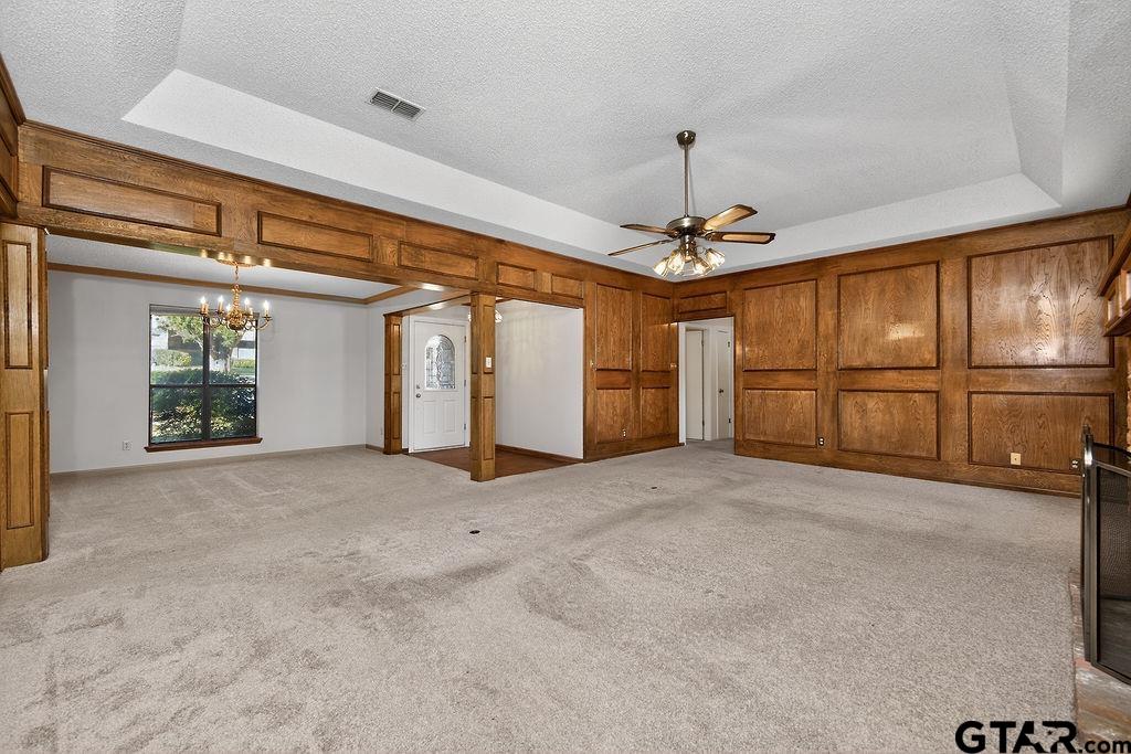 1111 Hillside Drive Athens, TX 75751 - Photo 4 of 20 a view of a livingroom with a chandelier