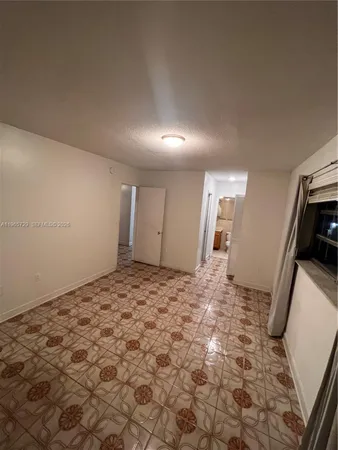 a view of a big room with a fireplace