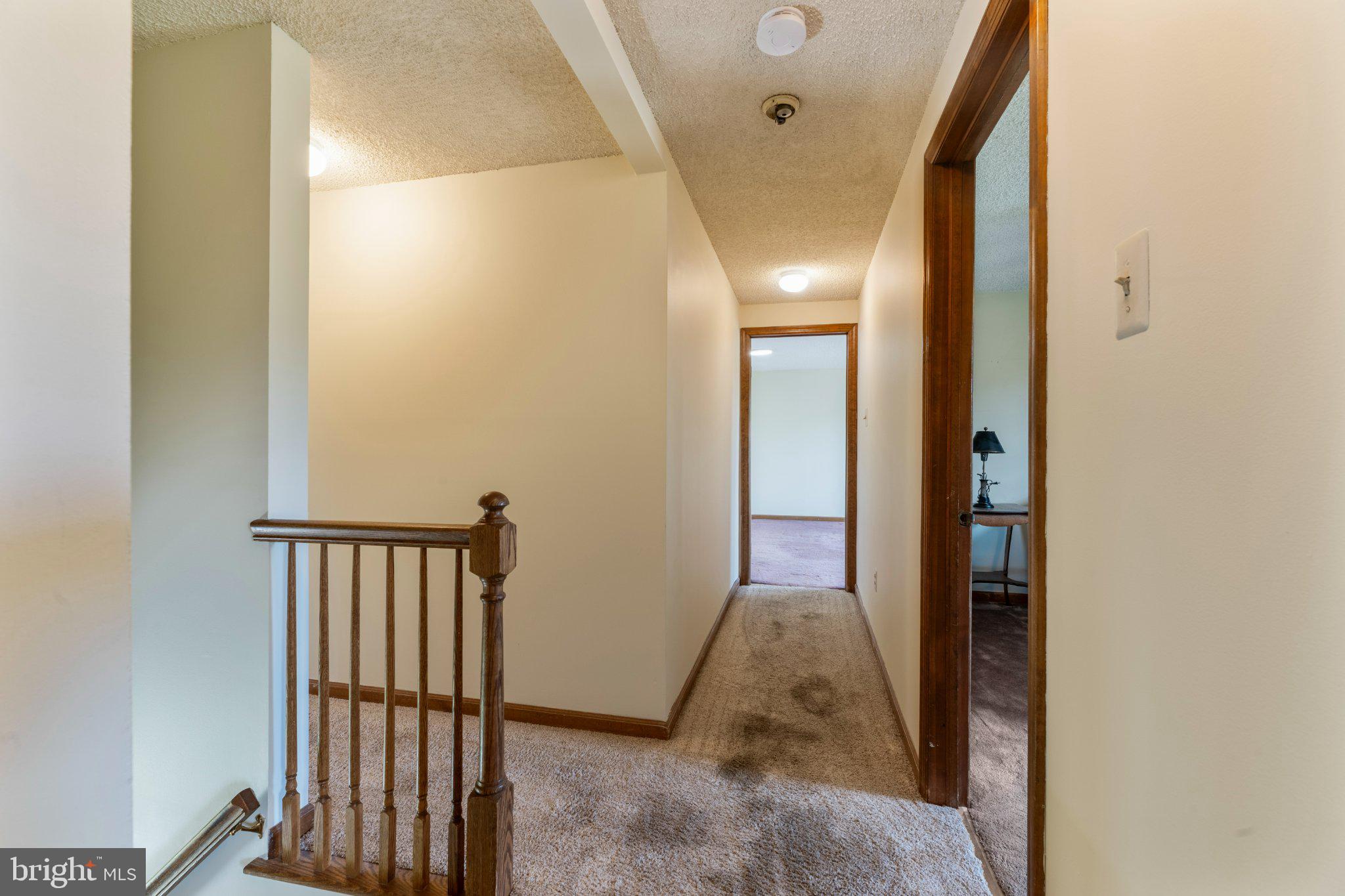607 Chesterfield Arneytown Road Chesterfield, NJ 08515 - Photo 22 of 57 Inviting hallway with warm tones.