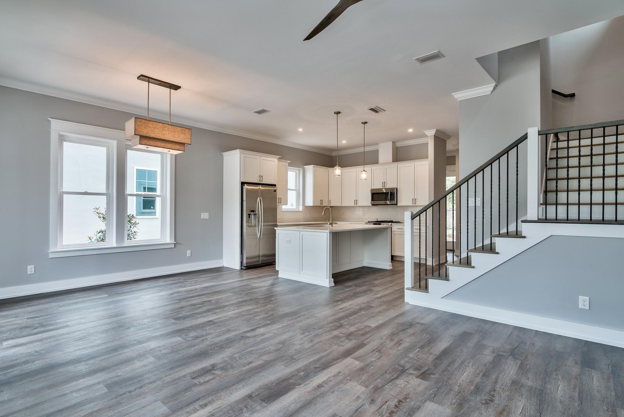 Lot 29 West Willow Mist Rd Inlet Beach Inlet Beach, FL 32461 - Photo 7 of 28 a view of kitchen with wooden floor and electronic appliances