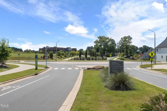 a view of a park with slide