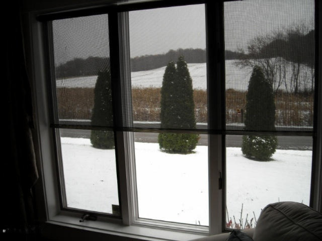 3680 Park Road Eau Claire, MI 49111 - Photo 8 of 9 p-Farm Front Window Road view (640x480)_