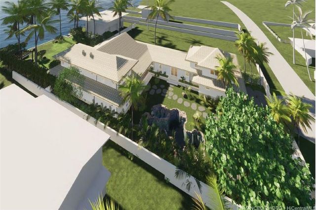 a balcony with view of an outdoor space