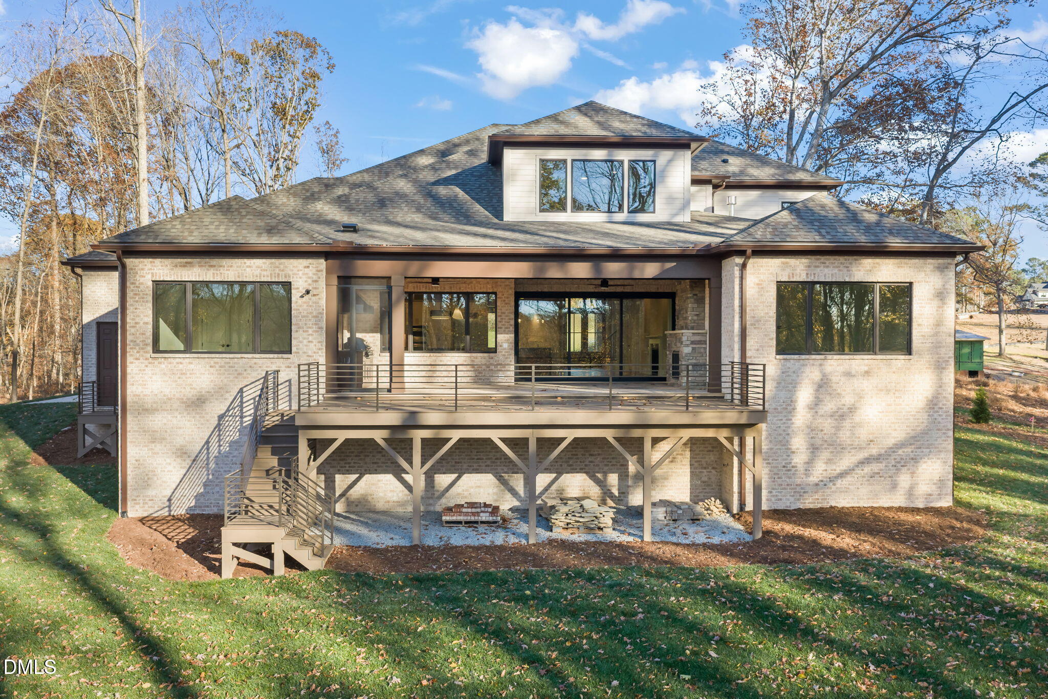 9125 Overlook Crest Drive Wake Forest, NC 27587 - Photo 54 of 54 a view of a house with a yard patio and a yard