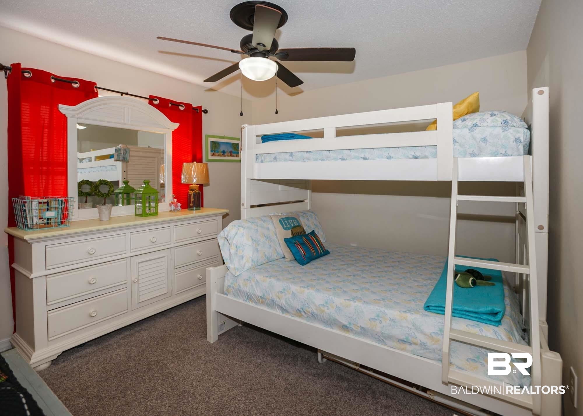 18753 County Road 12 Foley, AL 36535 - Photo 28 of 39 Bedroom featuring dark colored carpet and ceiling fan
