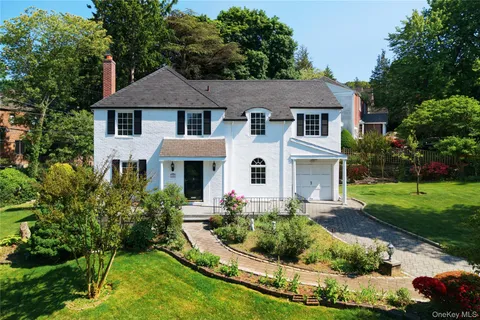 a aerial view of a house