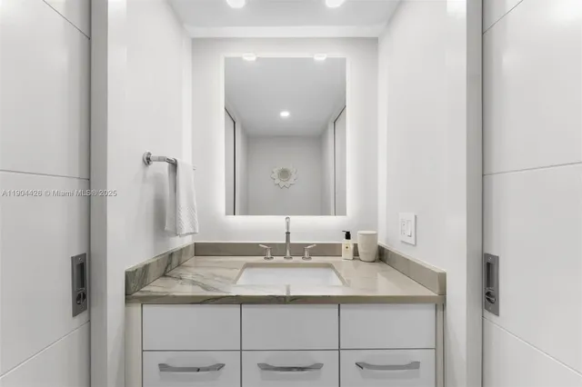 a view of balcony with furniture