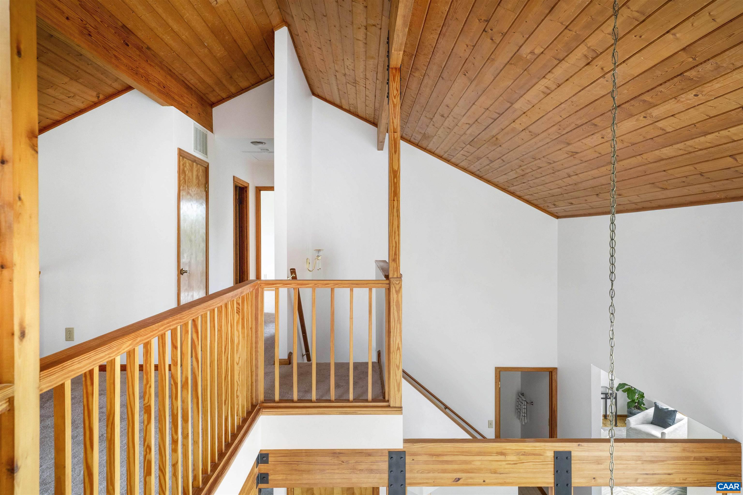 2413 Wakefield Road Charlottesville, VA 22901 - Photo 45 of 61 a view of staircase with white walls and railing