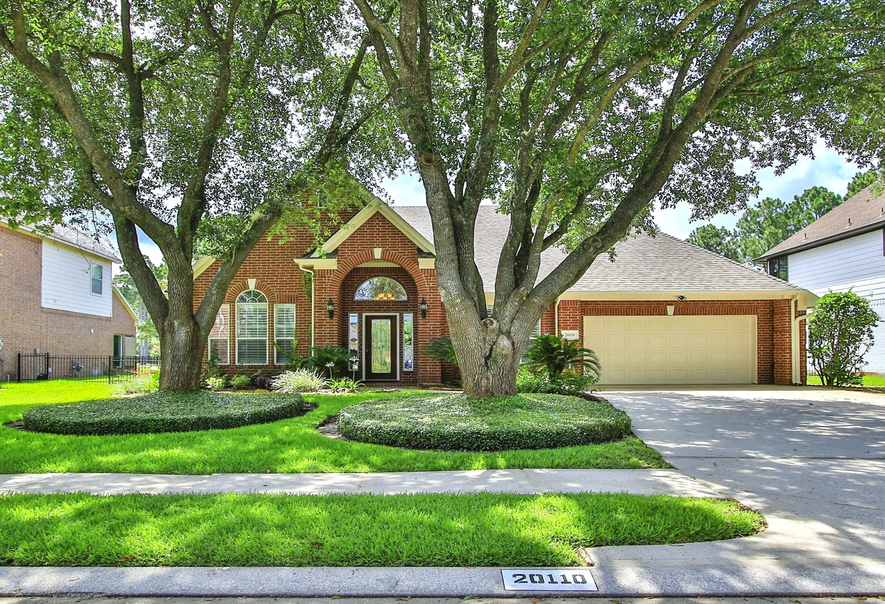 20110 Stormy Pine Lane Spring, TX 77379 - Photo 1 of 44 Remarkable one-story home featuring 3 bedrooms, 2.5 baths, and a 3-car tandem garage, perfectly positioned on a premier cul-de-sac golf course lot in the highly sought-after Windrose community!