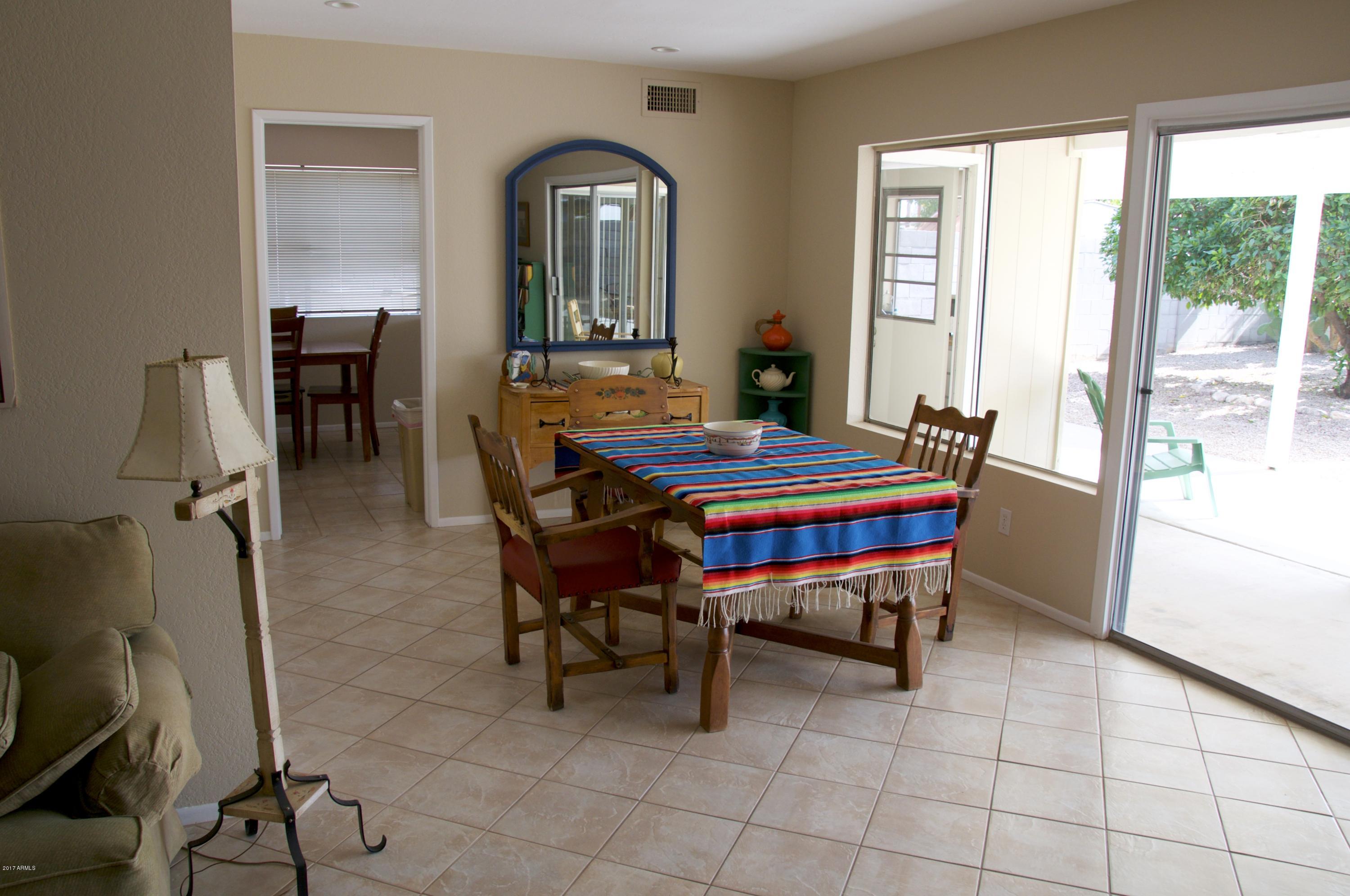 Bright formal dining room