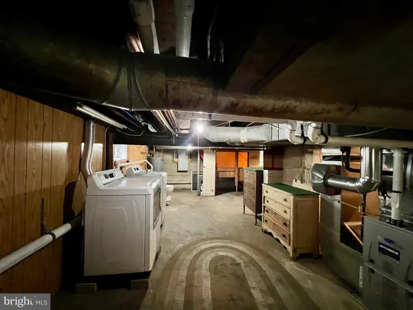 a view of storage and utility room