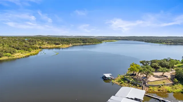 a view of an ocean and beach