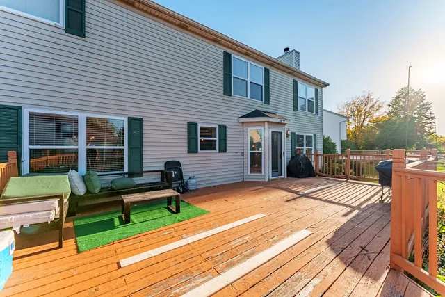 a house view with a seating space