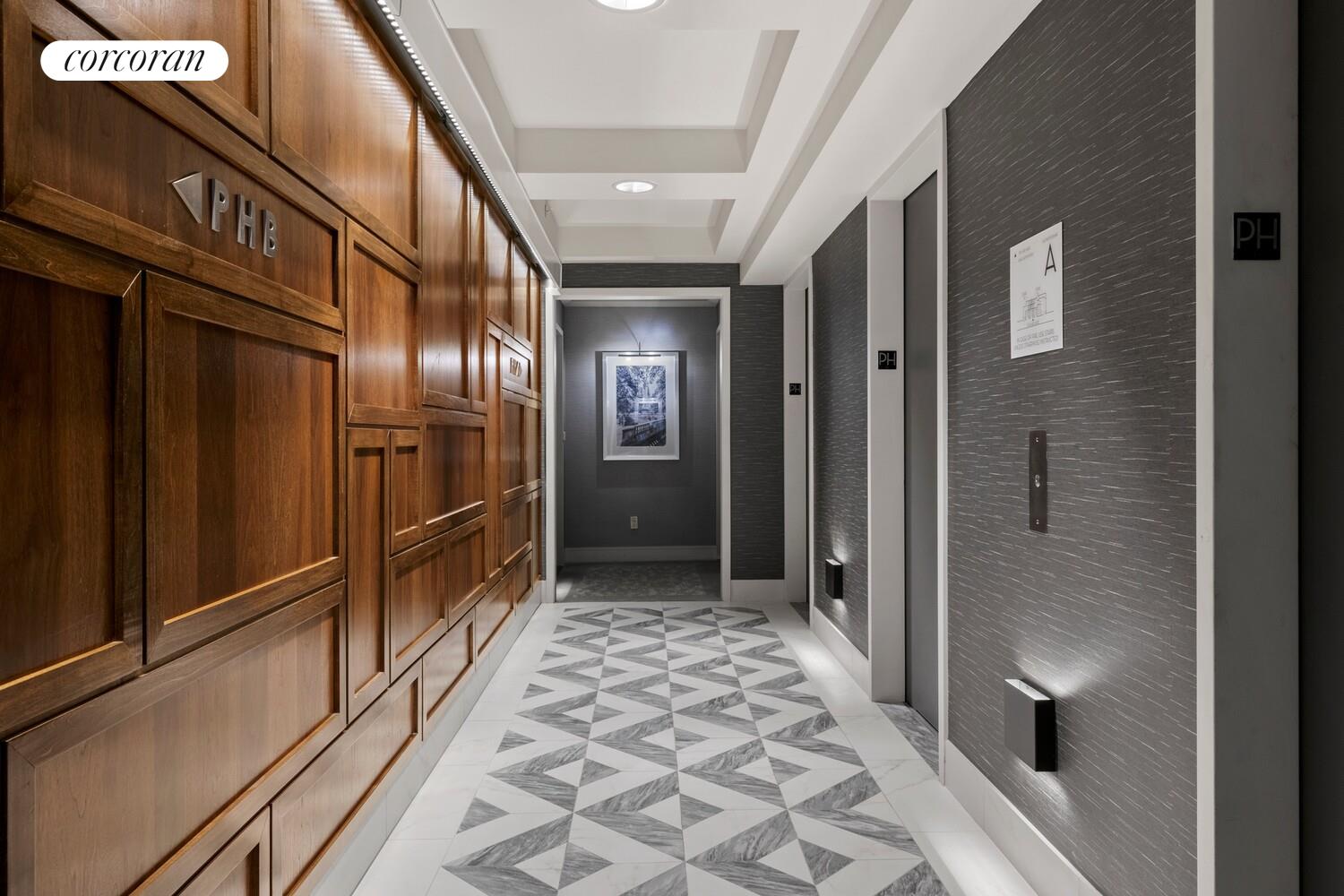 100 Riverside Boulevard, Unit PHB Manhattan, NY 10069 - Photo 33 of 34 a view of a hallway with wooden floor