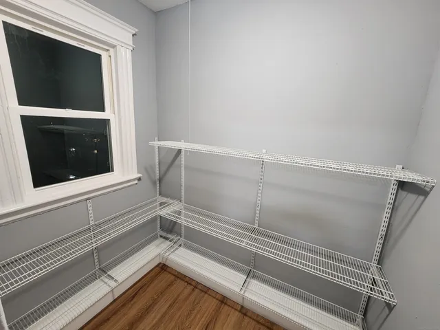 a view of walk in closet