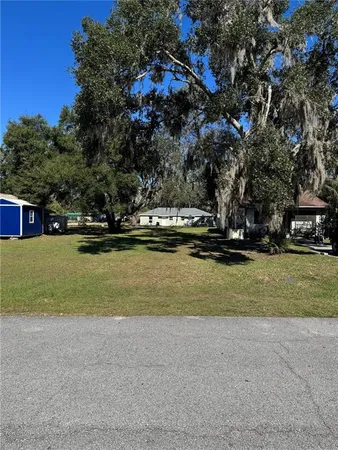 a view of a lake with houses