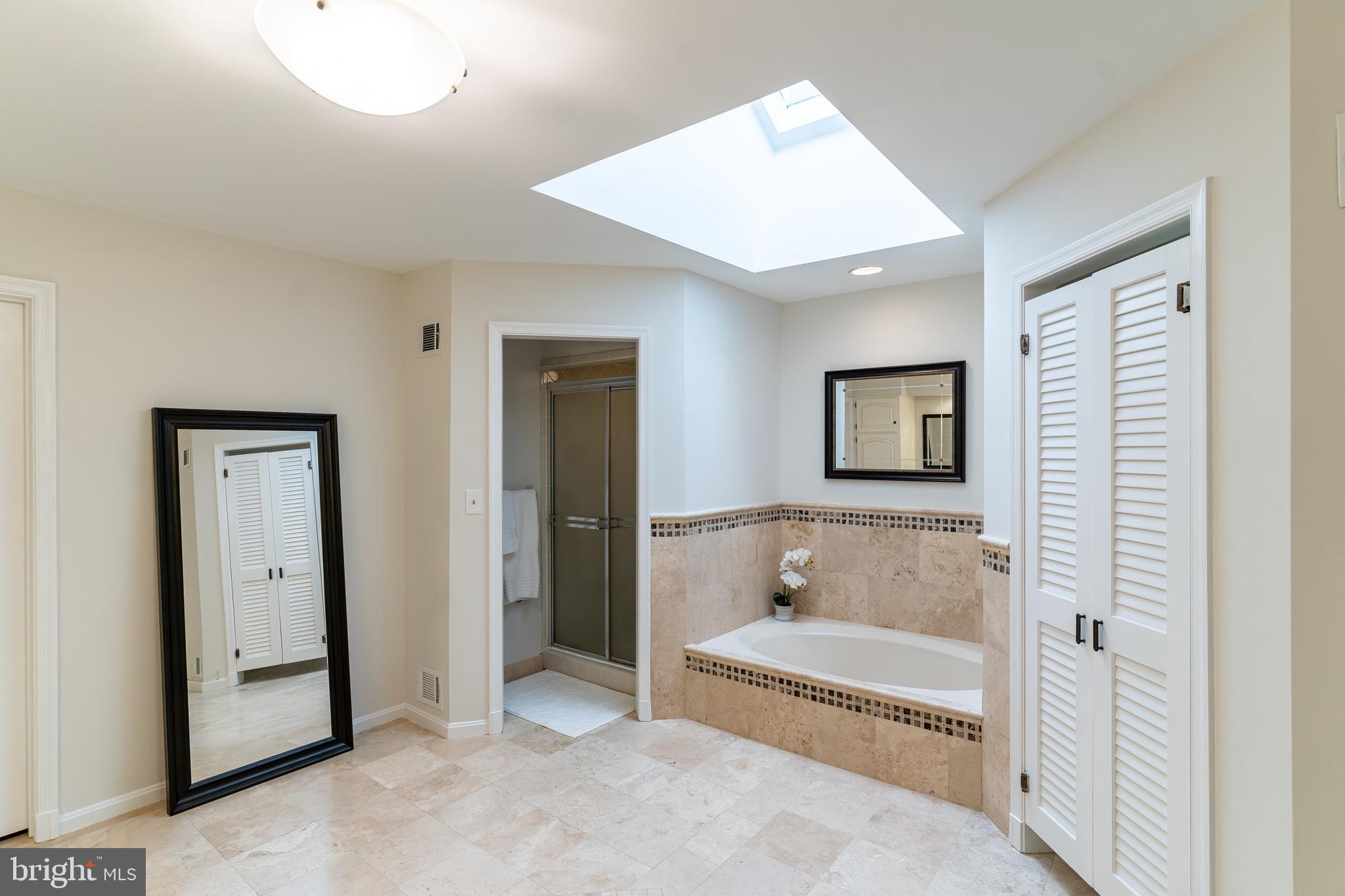 9901 Bluegrass Road Potomac, MD 20854 - Photo 15 of 29 Skylighted Primary Bath
