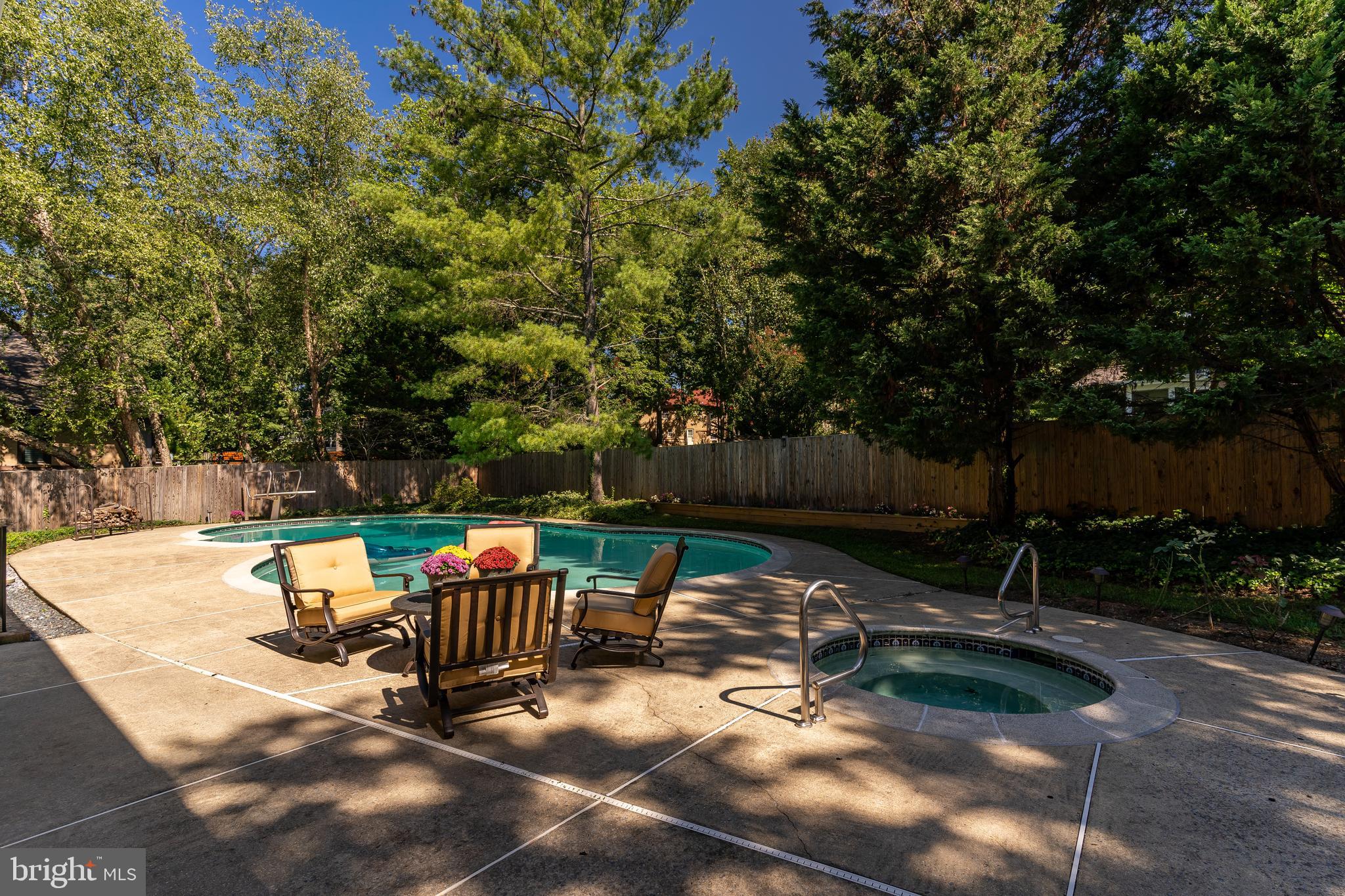 9901 Bluegrass Road Potomac, MD 20854 - Photo 28 of 29 Pool w/ Diving and Separate Spa