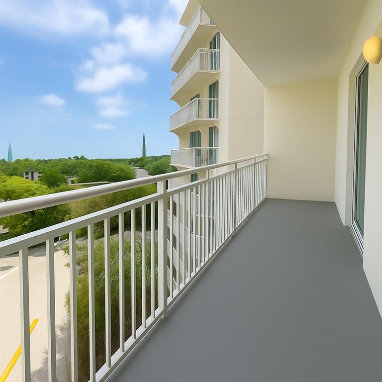7280 Southwest 90th Street, Unit 304 Miami, FL 33156 - Photo 7 of 13 a view of a building from a balcony