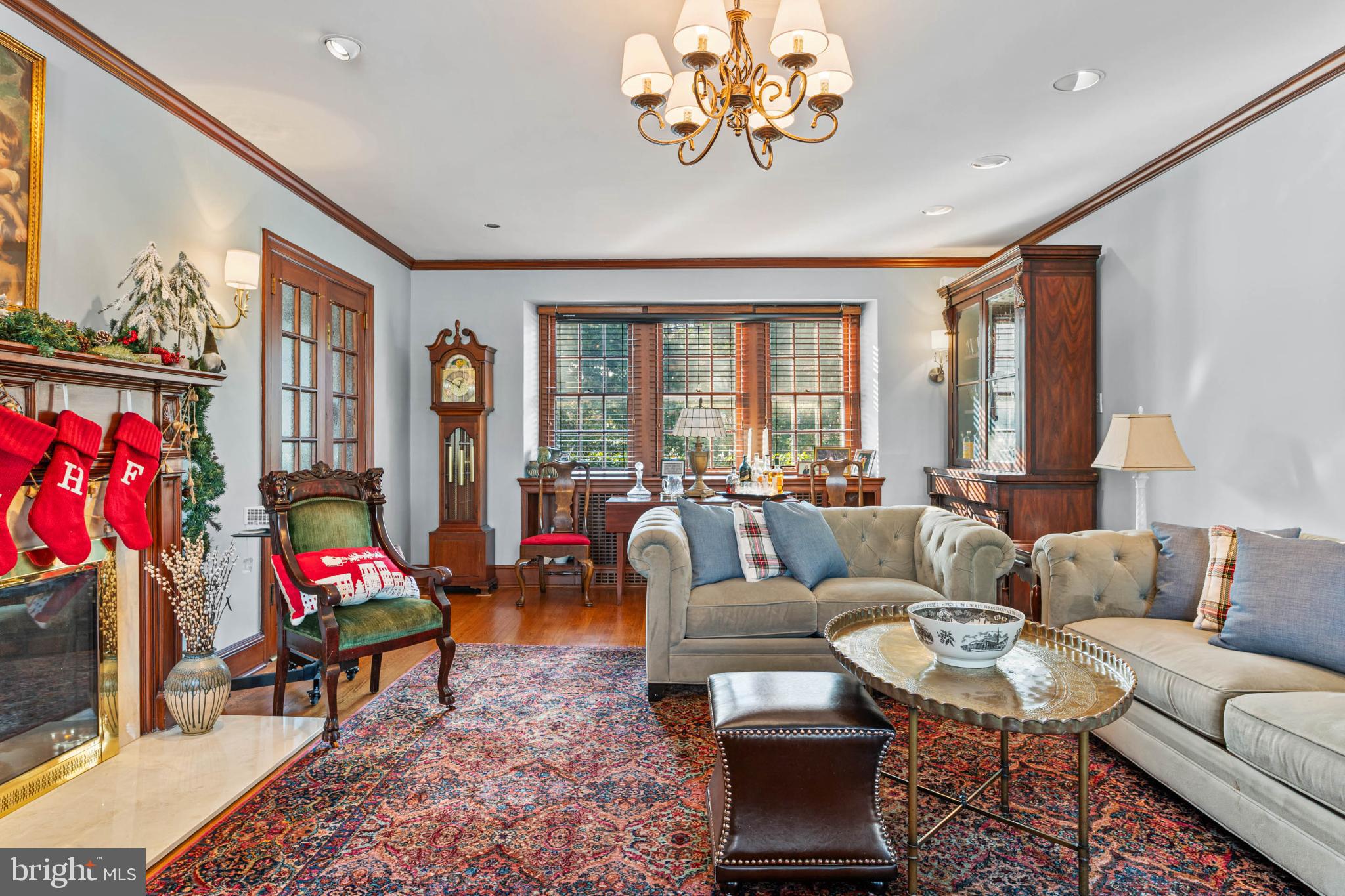 1432 Noble Road Rydal, PA 19046 - Photo 10 of 69 a living room with furniture and a large window