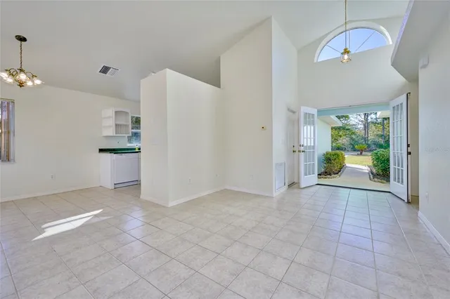 a kitchen with a stove and a microwave