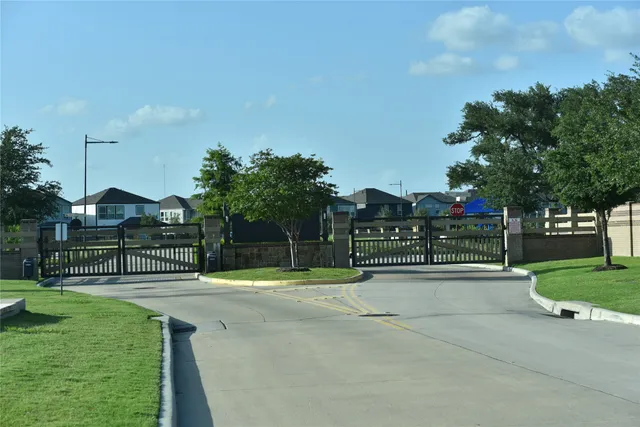 a view of a garden with a pathway